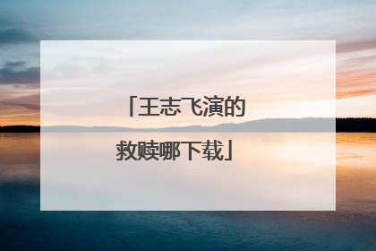 王志飞演的救赎哪下载