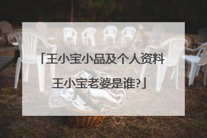 王小宝小品及个人资料 王小宝老婆是谁?