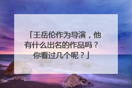 王岳伦作为导演，他有什么出名的作品吗？你看过几个呢？