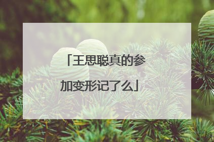 王思聪真的参加变形记了么