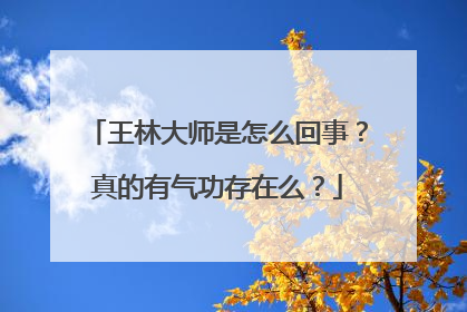 王林大师是怎么回事？真的有气功存在么？