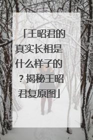 王昭君的真实长相是什么样子的?揭秘王昭君复原图