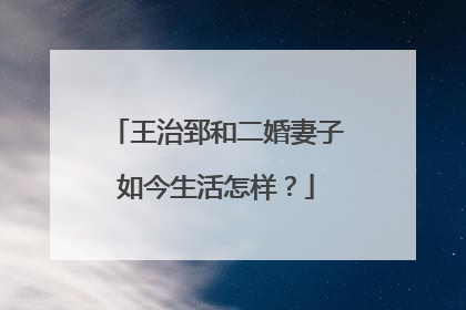 王治郅和二婚妻子如今生活怎样?