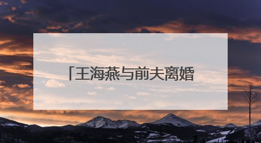 王海燕与前夫离婚成就24亿身价,王海燕前夫是谁
