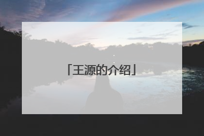 王源的介绍