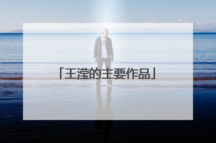 王滢的主要作品