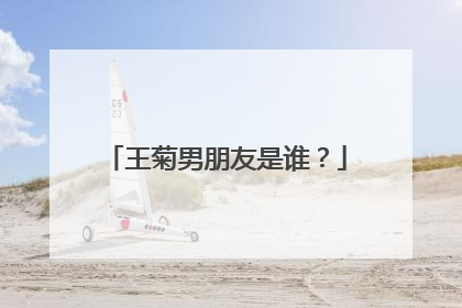 王菊男朋友是谁？