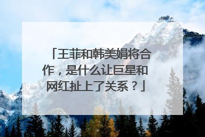 王菲和韩美娟将合作，是什么让巨星和网红扯上了关系？