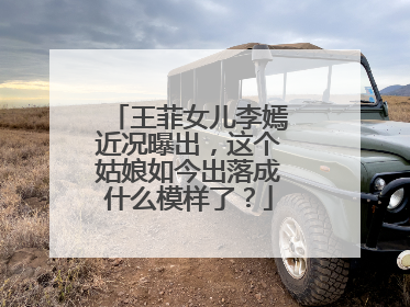 王菲女儿李嫣近况曝出,这个姑娘如今出落成什么模样了?