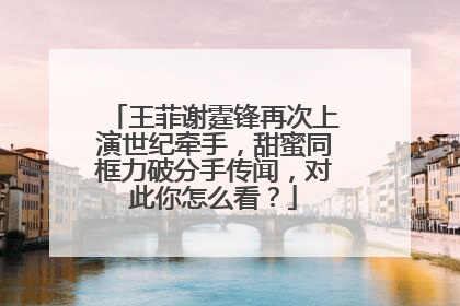 王菲谢霆锋再次上演世纪牵手,甜蜜同框力破分手传闻,对此你怎么看?