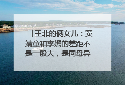 王菲的俩女儿：窦靖童和李嫣的差距不是一般大，是同母异父不同命吗？