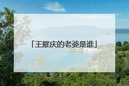 王耀庆的老婆是谁