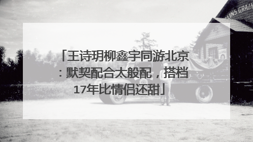 王诗玥柳鑫宇同游北京:默契配合太般配,搭档17年比情侣还甜