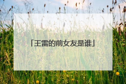 王雷的前女友是谁