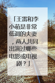 王雷和李小萌是非常低调的夫妻,两人共同出演过哪些电影或电视剧?