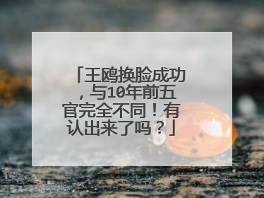 王鸥换脸成功,与10年前五官完全不同!有认出来了吗?