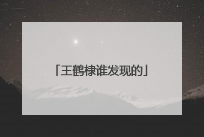 王鹤棣谁发现的