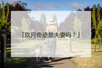 玖月奇迹是夫妻吗？
