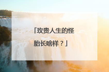玫贵人生的怪胎长啥样？
