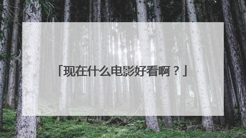 现在什么电影好看啊?