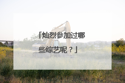 灿烈参加过哪些综艺呢?