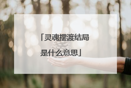 灵魂摆渡结局是什么意思