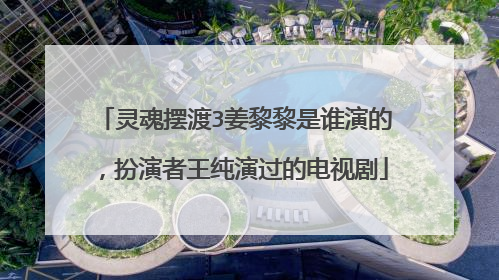 灵魂摆渡3姜黎黎是谁演的,扮演者王纯演过的电视剧