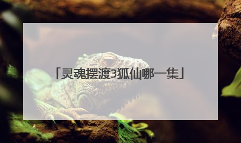 灵魂摆渡3狐仙哪一集
