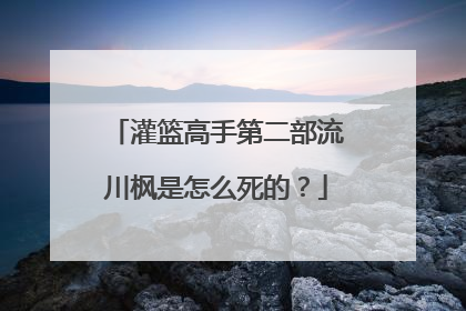 灌篮高手第二部流川枫是怎么死的?