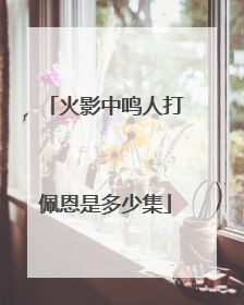 火影中鸣人打佩恩是多少集