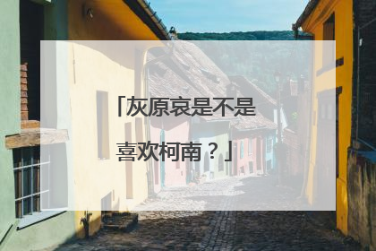 灰原哀是不是喜欢柯南?