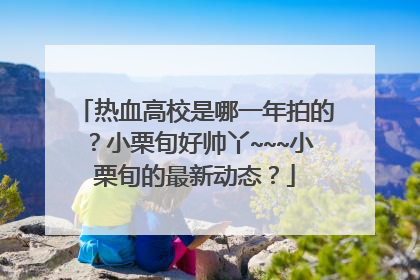 热血高校是哪一年拍的?小栗旬好帅丫~~~小栗旬的最新动态?