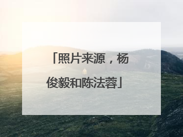 照片来源,杨俊毅和陈法蓉