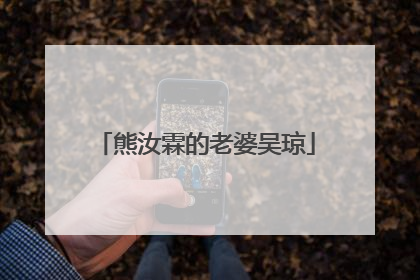 熊汝霖的老婆吴琼