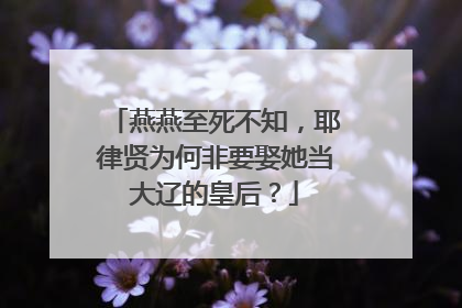 燕燕至死不知，耶律贤为何非要娶她当大辽的皇后？