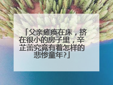 父亲瘫痪在床，挤在很小的房子里，辛芷蕾究竟有着怎样的悲惨童年?