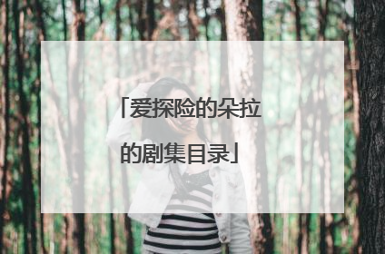 爱探险的朵拉的剧集目录