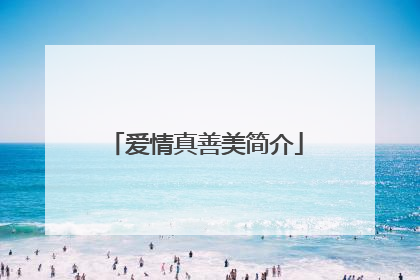 爱情真善美简介
