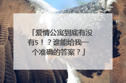 爱情公寓到底有没有5！？谁能给我一个准确的答案？