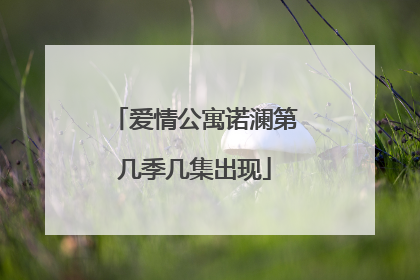 爱情公寓诺澜第几季几集出现