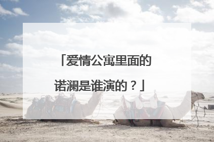 爱情公寓里面的诺澜是谁演的?
