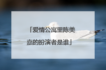 爱情公寓里陈美嘉的扮演者是谁
