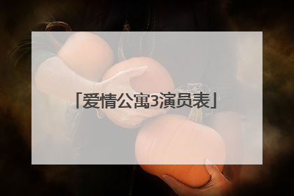 爱情公寓3演员表