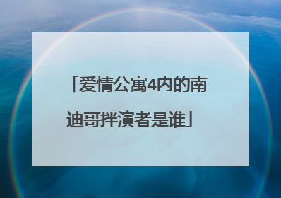 爱情公寓4内的南迪哥拌演者是谁