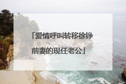 爱情呼叫转移徐铮前妻的现任老公