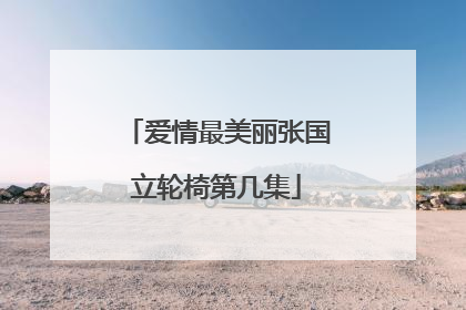 爱情最美丽张国立轮椅第几集