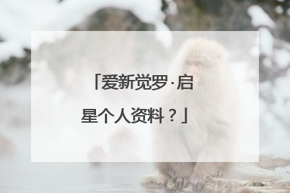 爱新觉罗·启星个人资料?