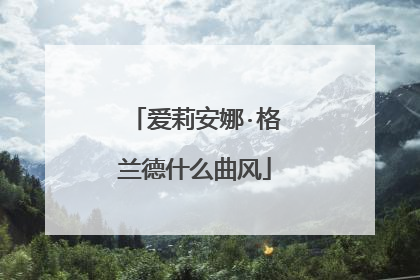 爱莉安娜·格兰德什么曲风