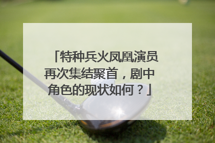 特种兵火凤凰演员再次集结聚首,剧中角色的现状如何?