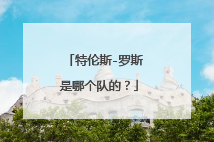 特伦斯-罗斯是哪个队的？